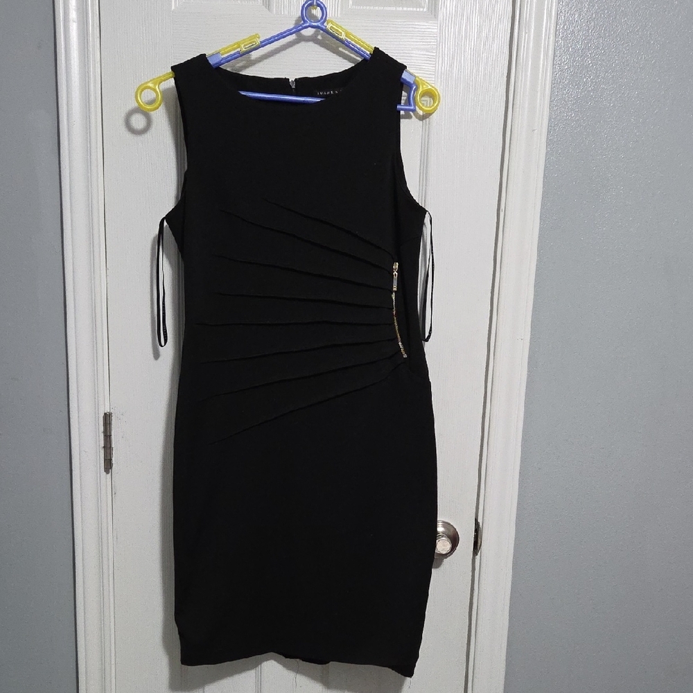 Ivanka Trump Black Dress with Unique Pleats